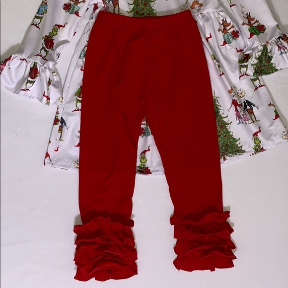 NEW Grinch Whoville Christmas Dress & Pants 4T - Picture 5 of 8